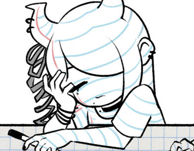 starting/ending screen art by zach